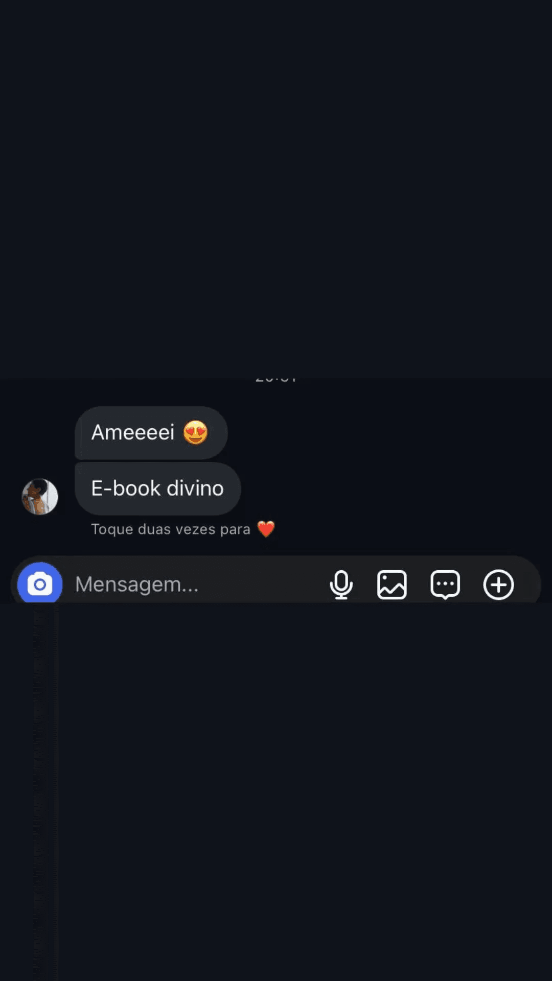 Print real de cliente — Depoimento 3